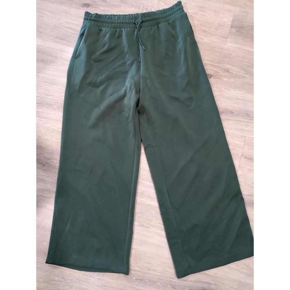 Men's Green Large Workout Pants Scuba Fabric
